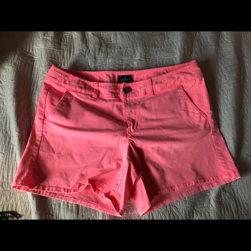 American eagle pink shorts